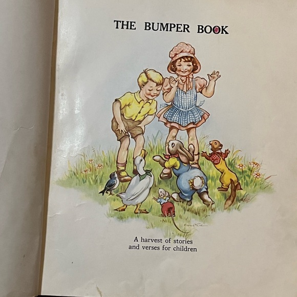 1946 The Bumper Book Stories and Verses by Watty Piper and Eulalie, Platt & Munk - Picture 5 of 12